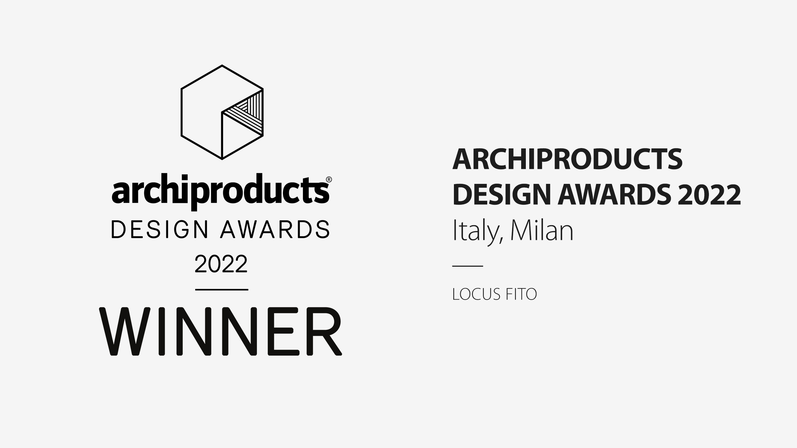 Lights ARCHIPRODUCTS DESIGN AWARDS 2022