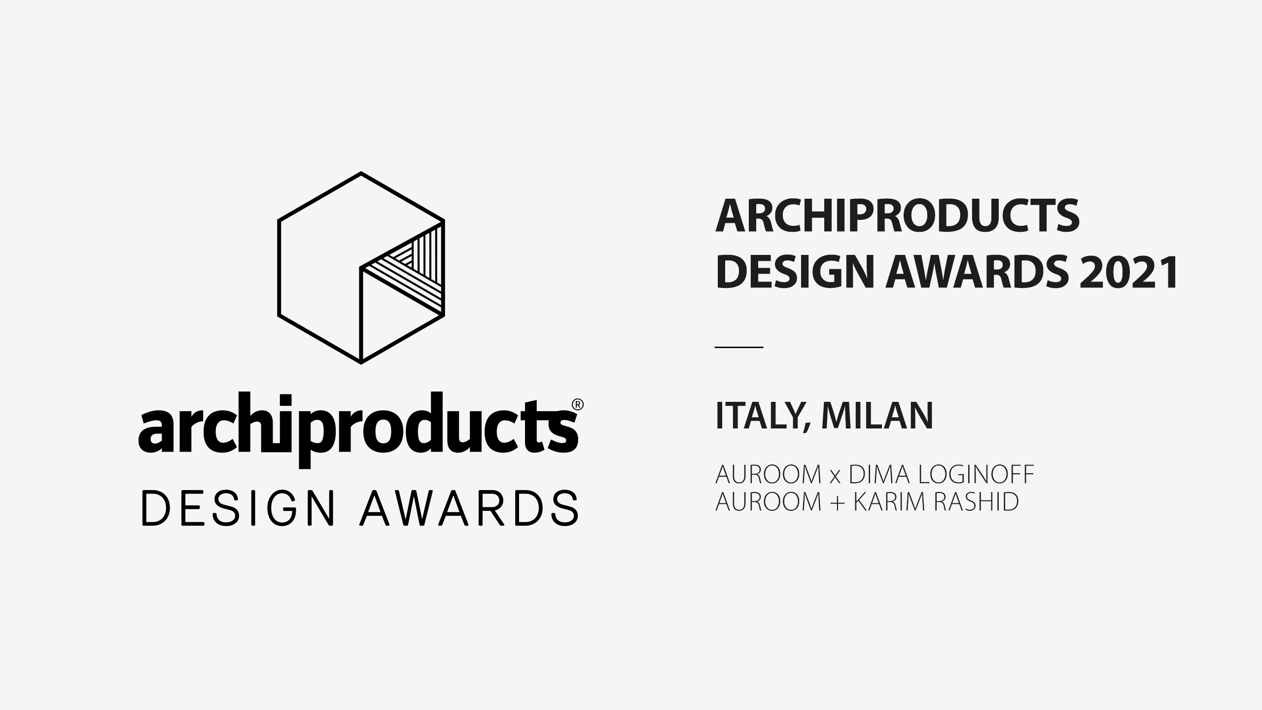 Lights ARCHIPRODUCTS DESIGN AWARDS ITALY 2021