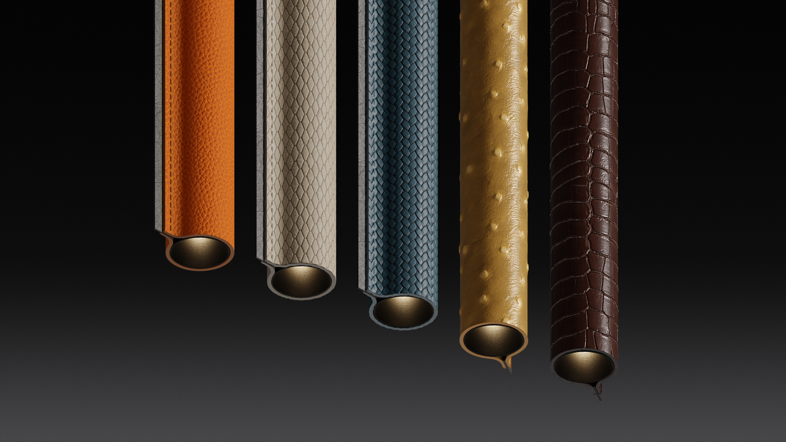 Lights TUBE PELLE
