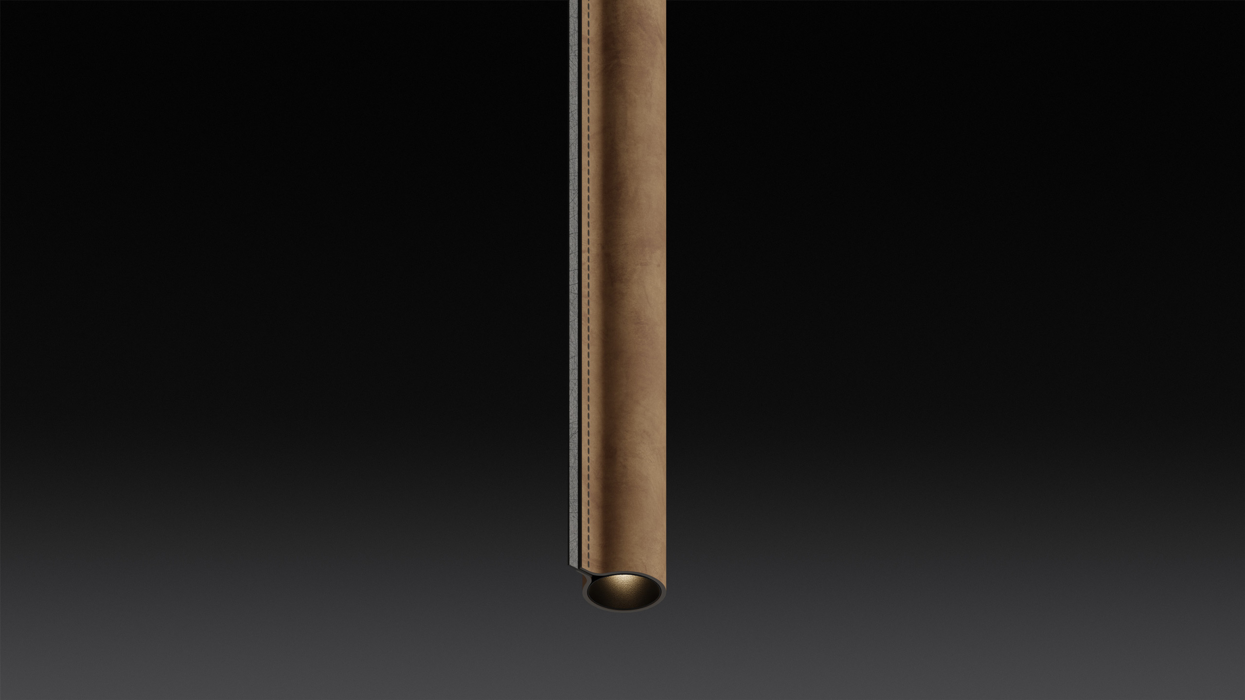 Lights LEATHER TUBES / NUBUCK BEIGE