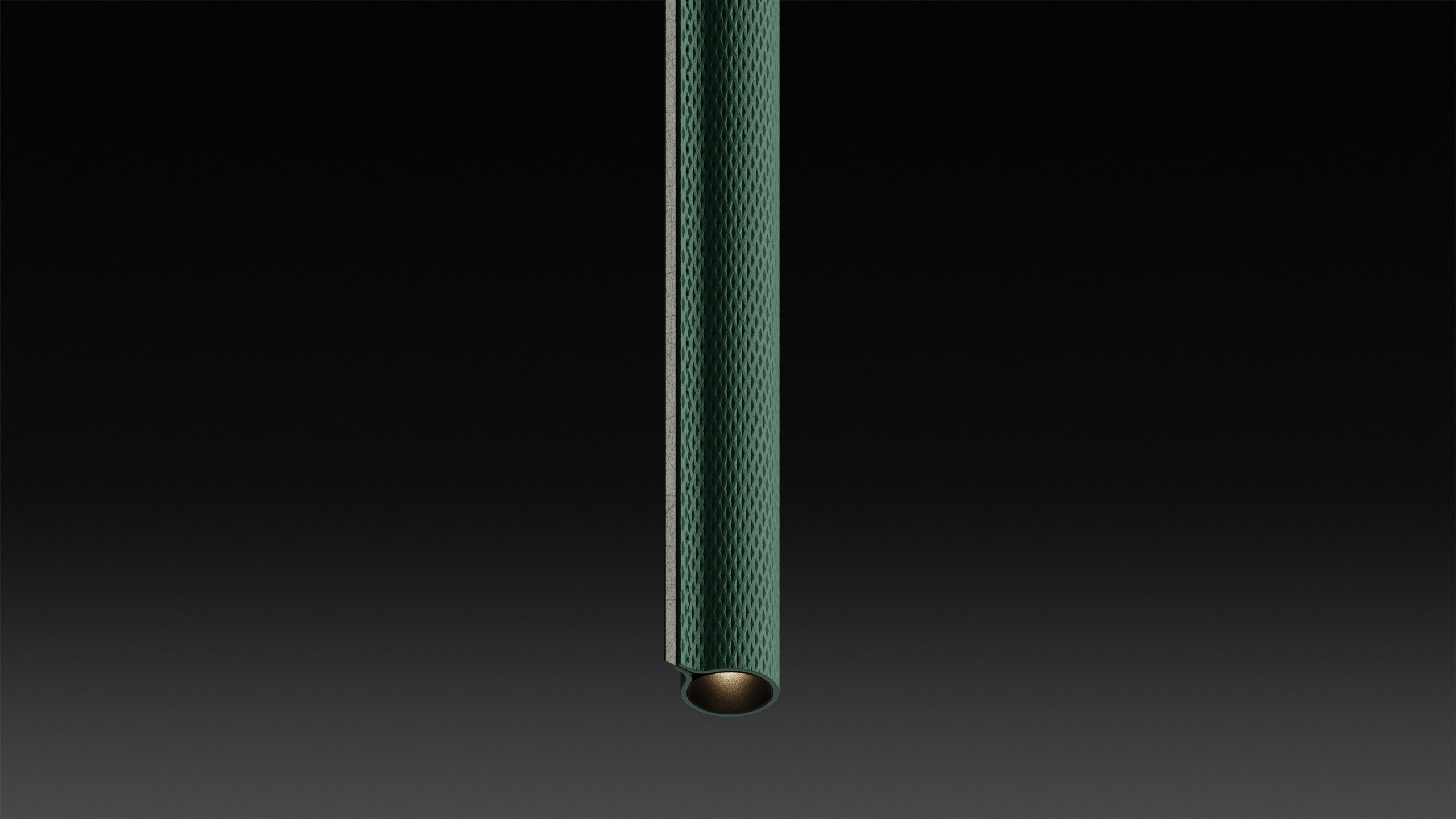 Lights LEATHER TUBES / RIPPLE EMERALD