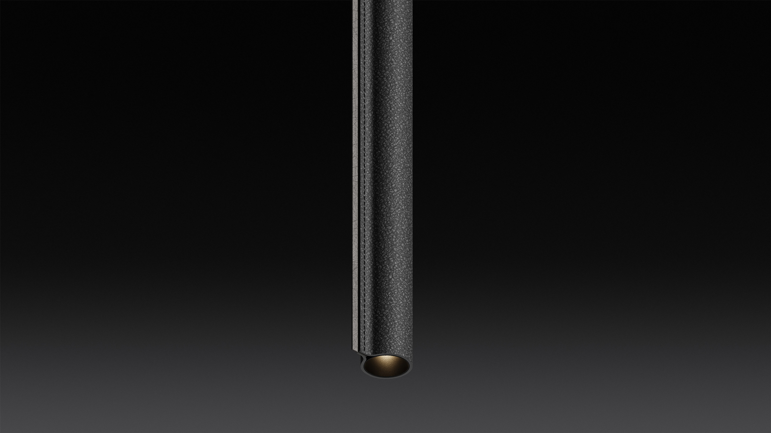 Lights LEATHER TUBES / CAVIAR BLACK