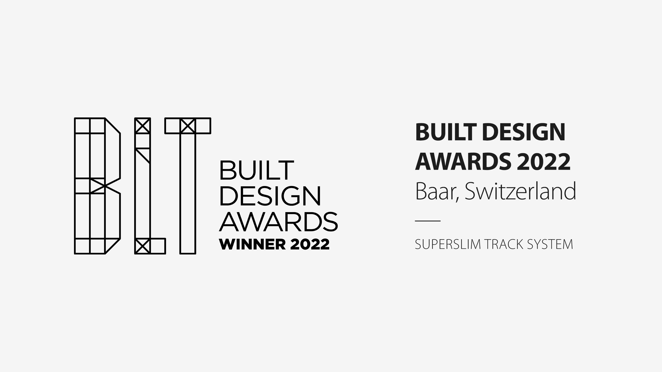 Lights BUILT DESIGN AWARDS 2022