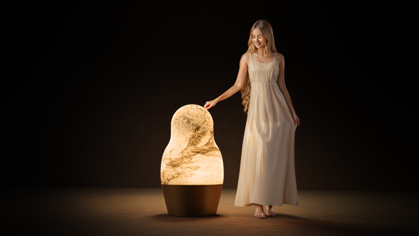 Lamp FLOOR LAMP / MATRЁSHKA