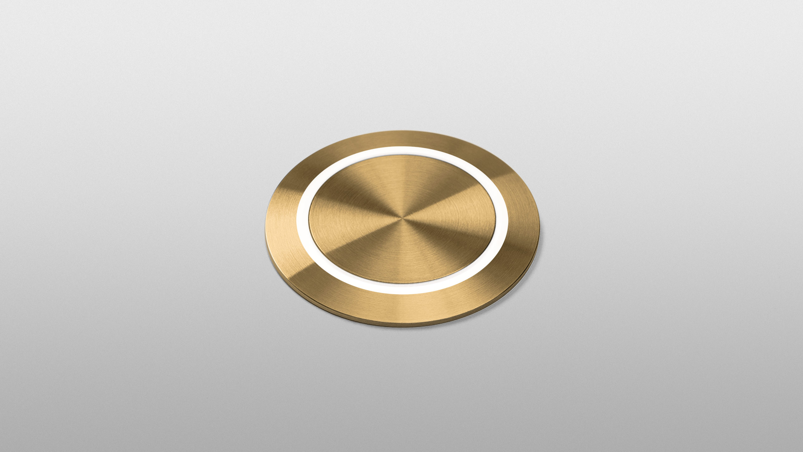  LIGHT UP COIL M 100% BRASS GOLD