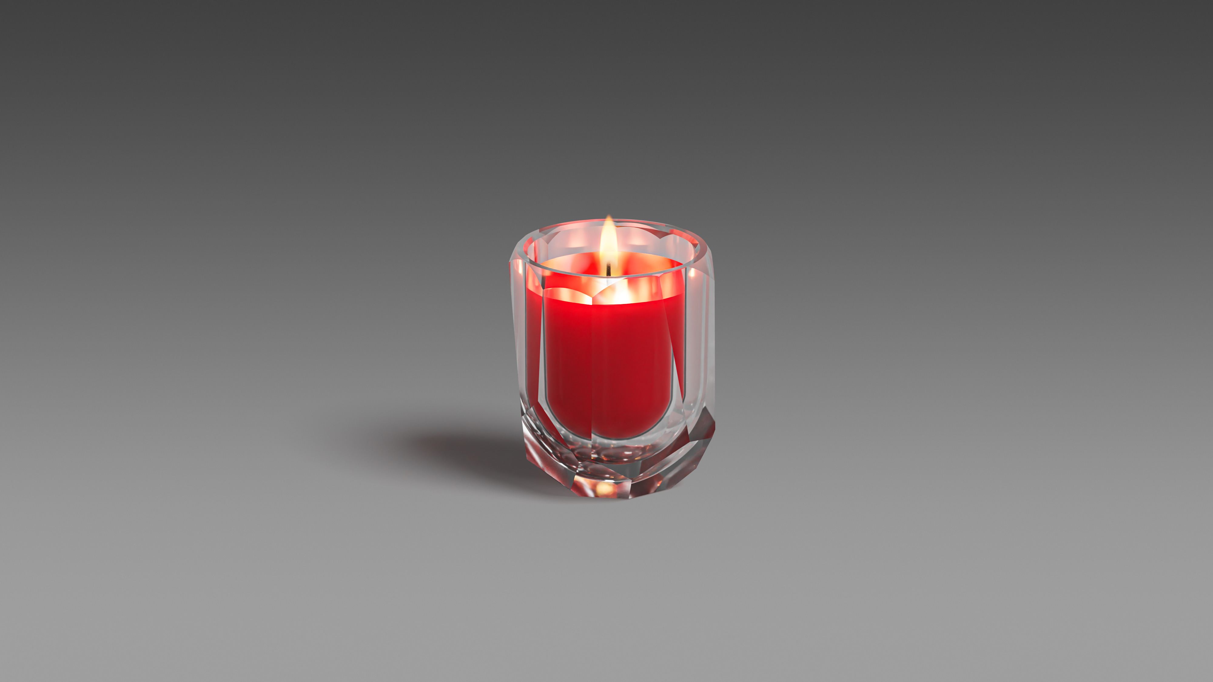 Candle CRYSTAL CANDLE R
