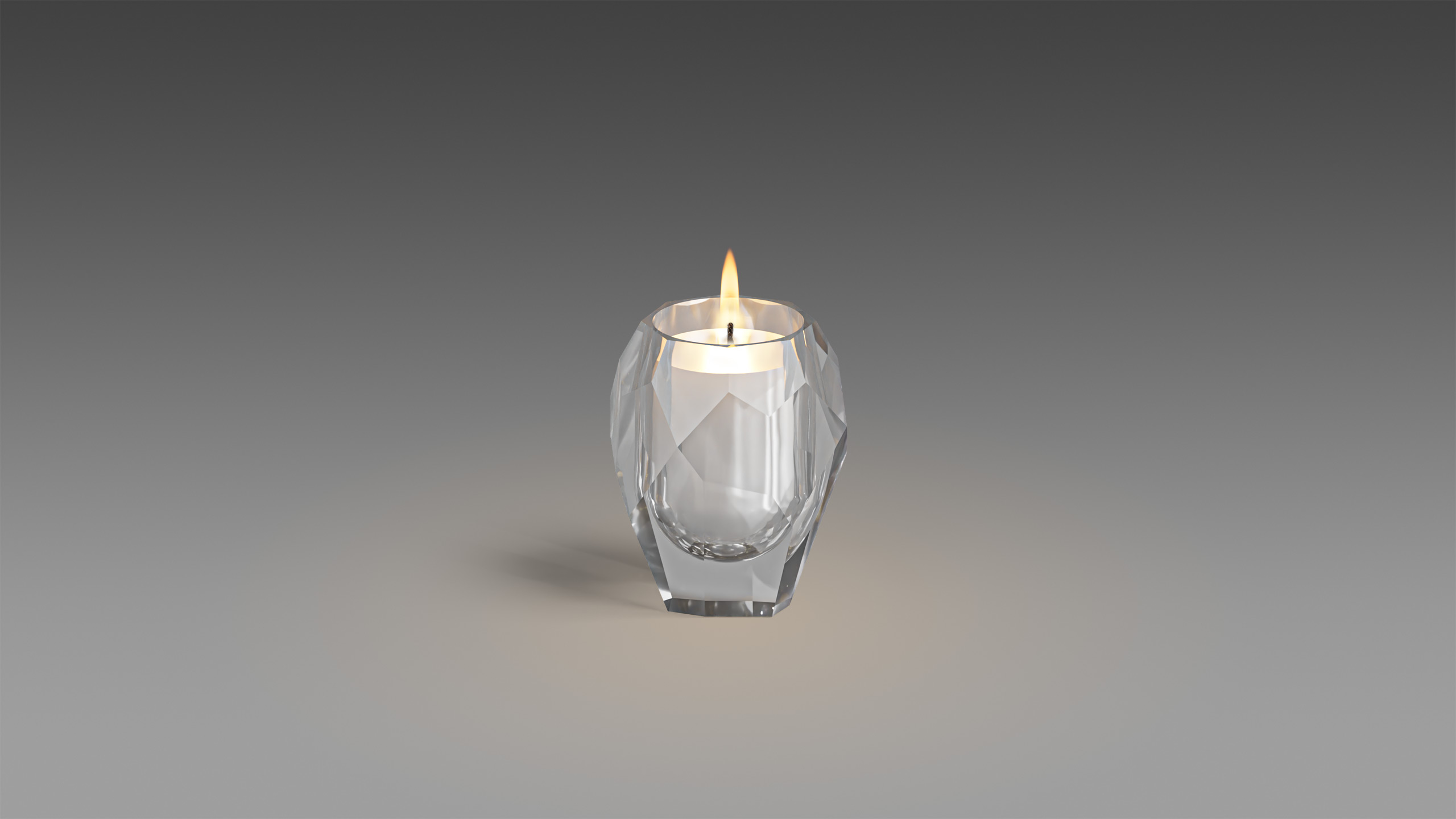 Garden Sculptures & Statues CRYSTAL CANDLE (DC603)