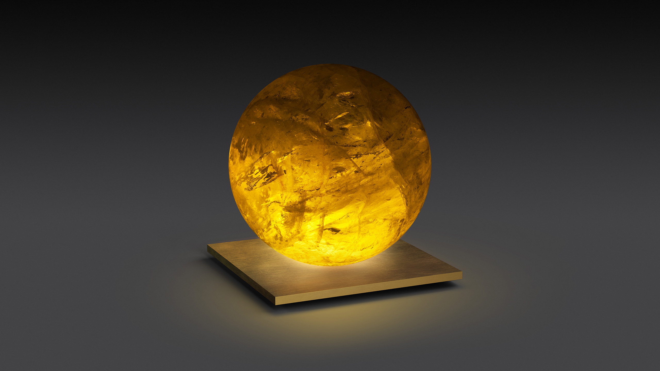 Garden Sculptures & Statues SPHERE LAMP (CITRINE 200)