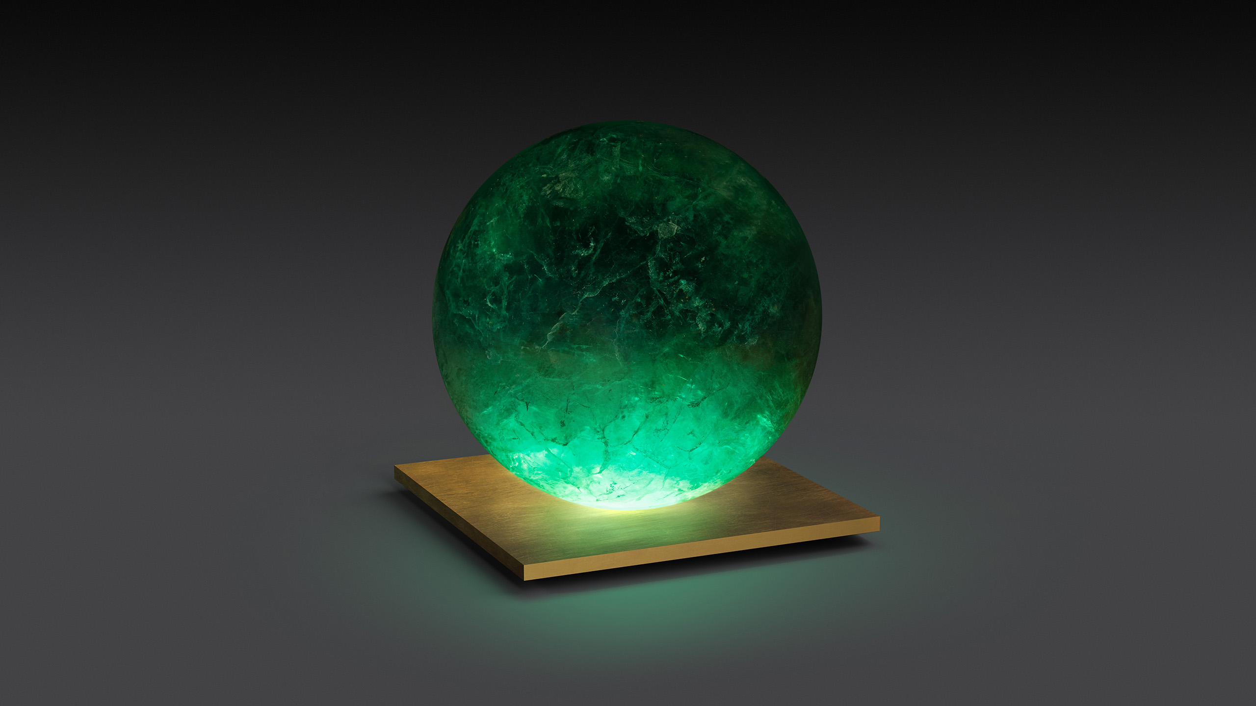 Garden Sculptures & Statues SPHERE LAMP (FLUORITE 200)
