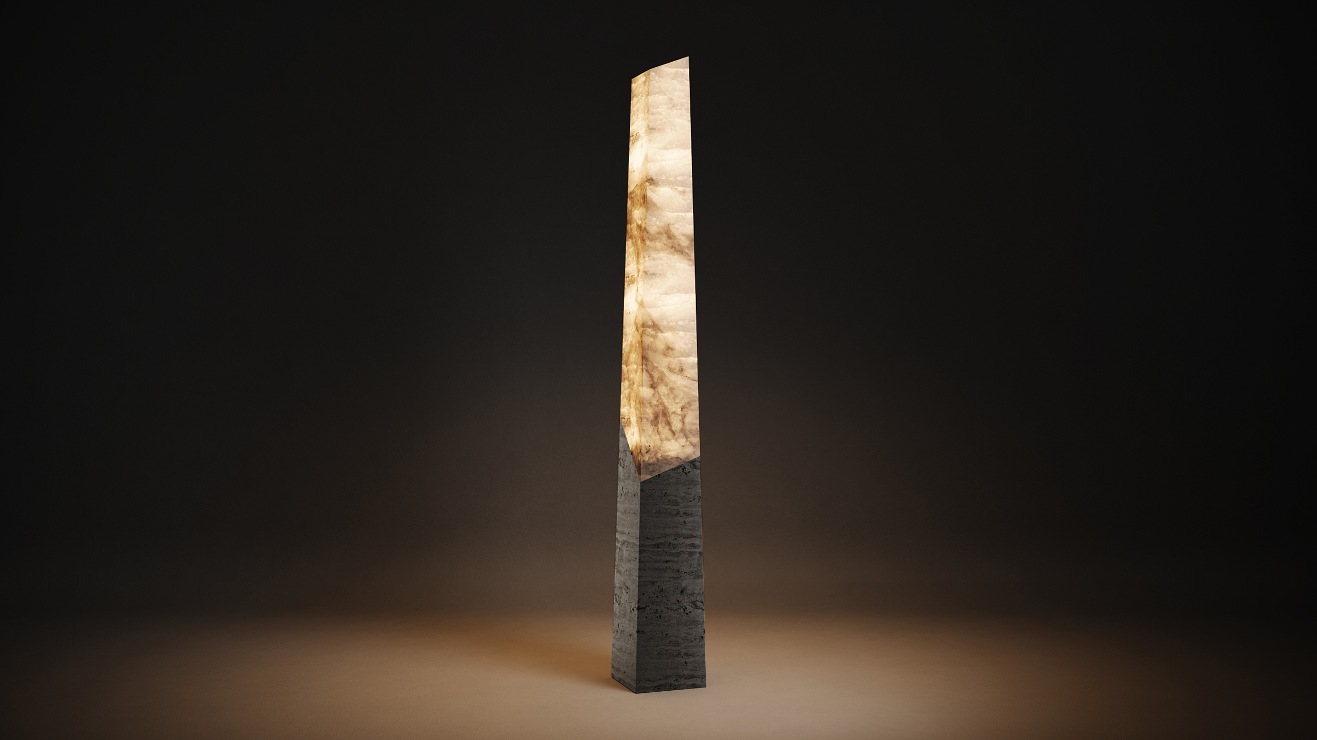 Lamp F815 TRAVERTINO