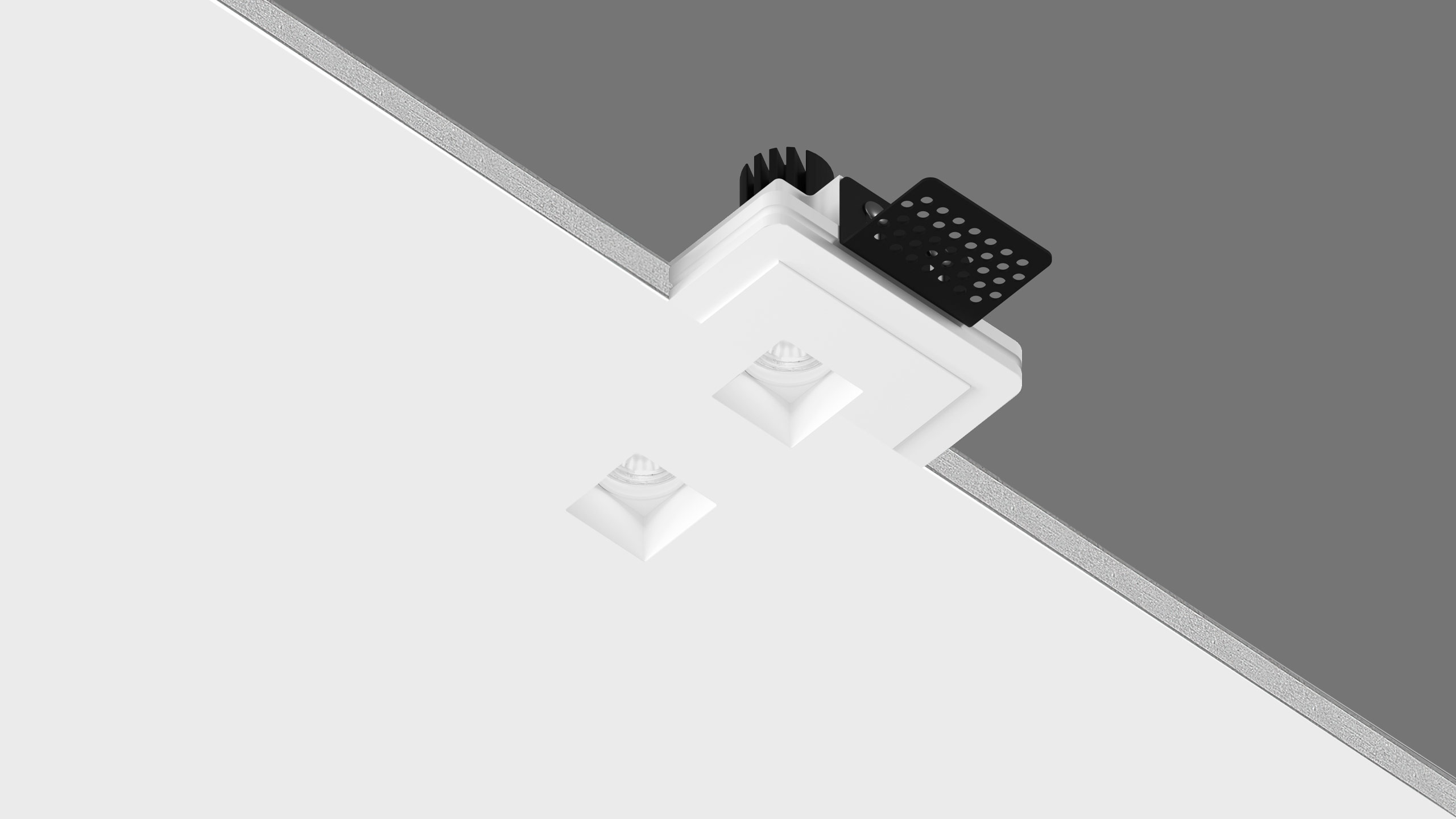 Lights GYPSUM M24 SQR DUO
