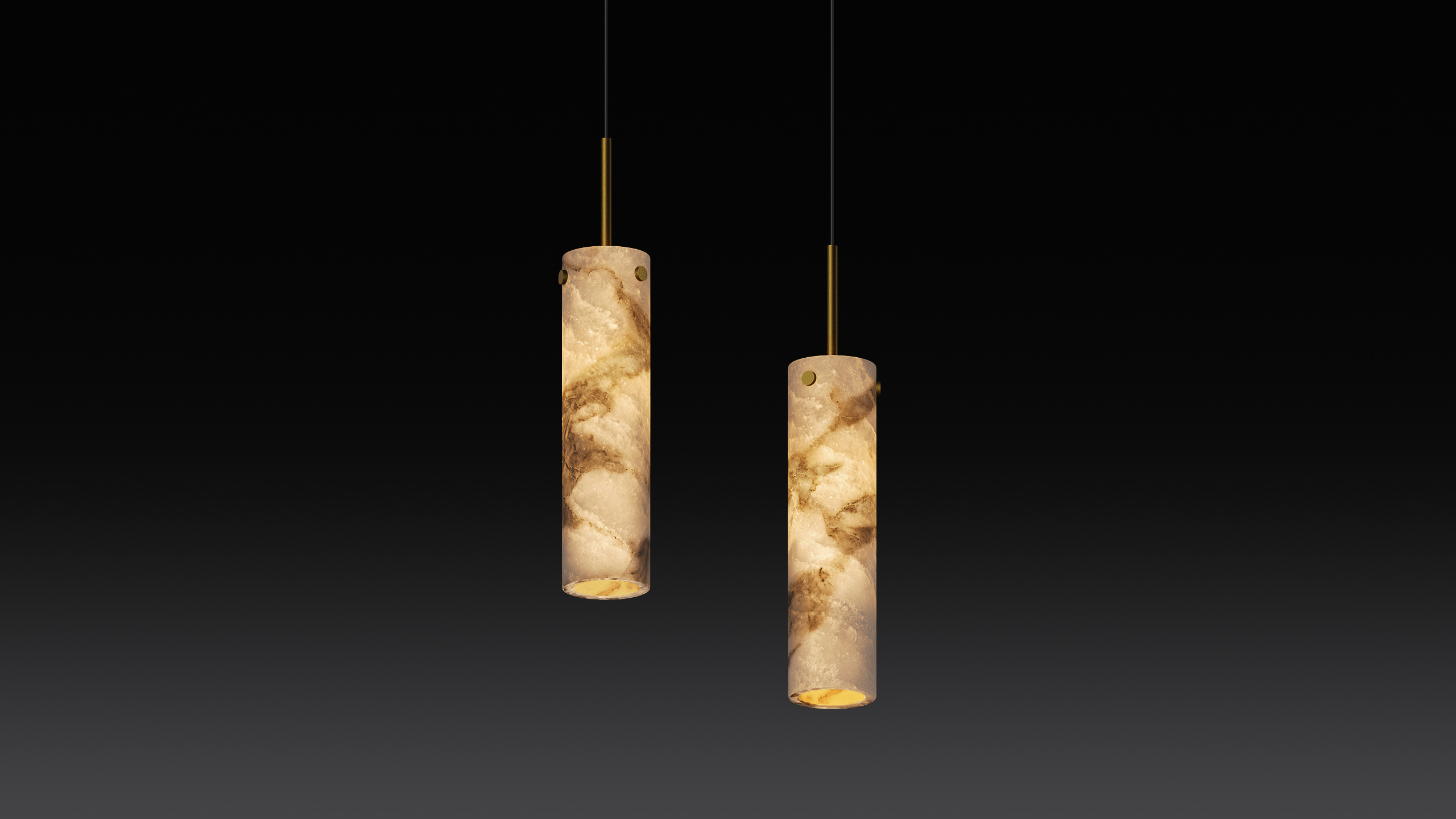 Lights PDNT MARBLE TUBE