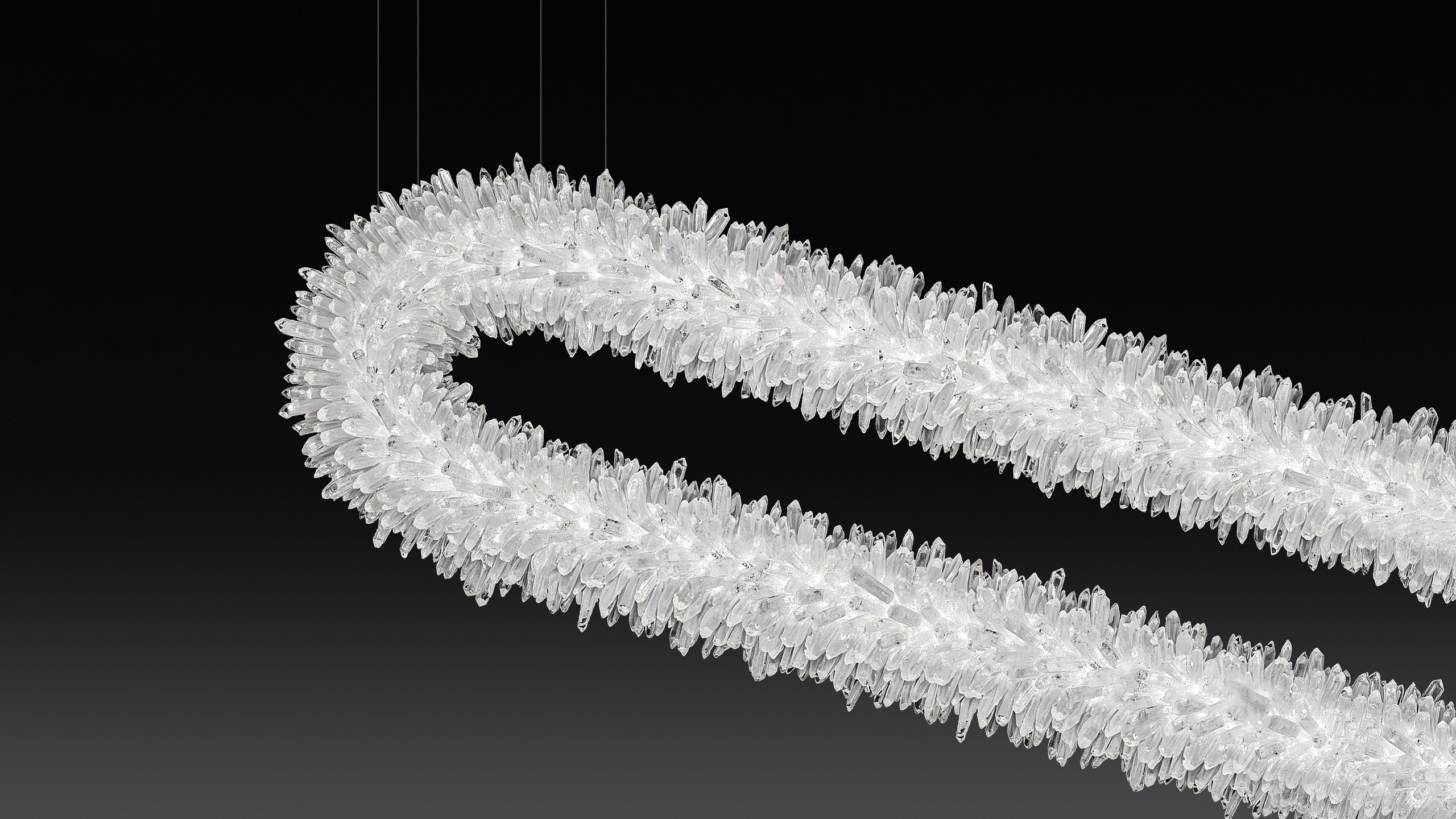 Lights ROCK CRYSTAL OVAL