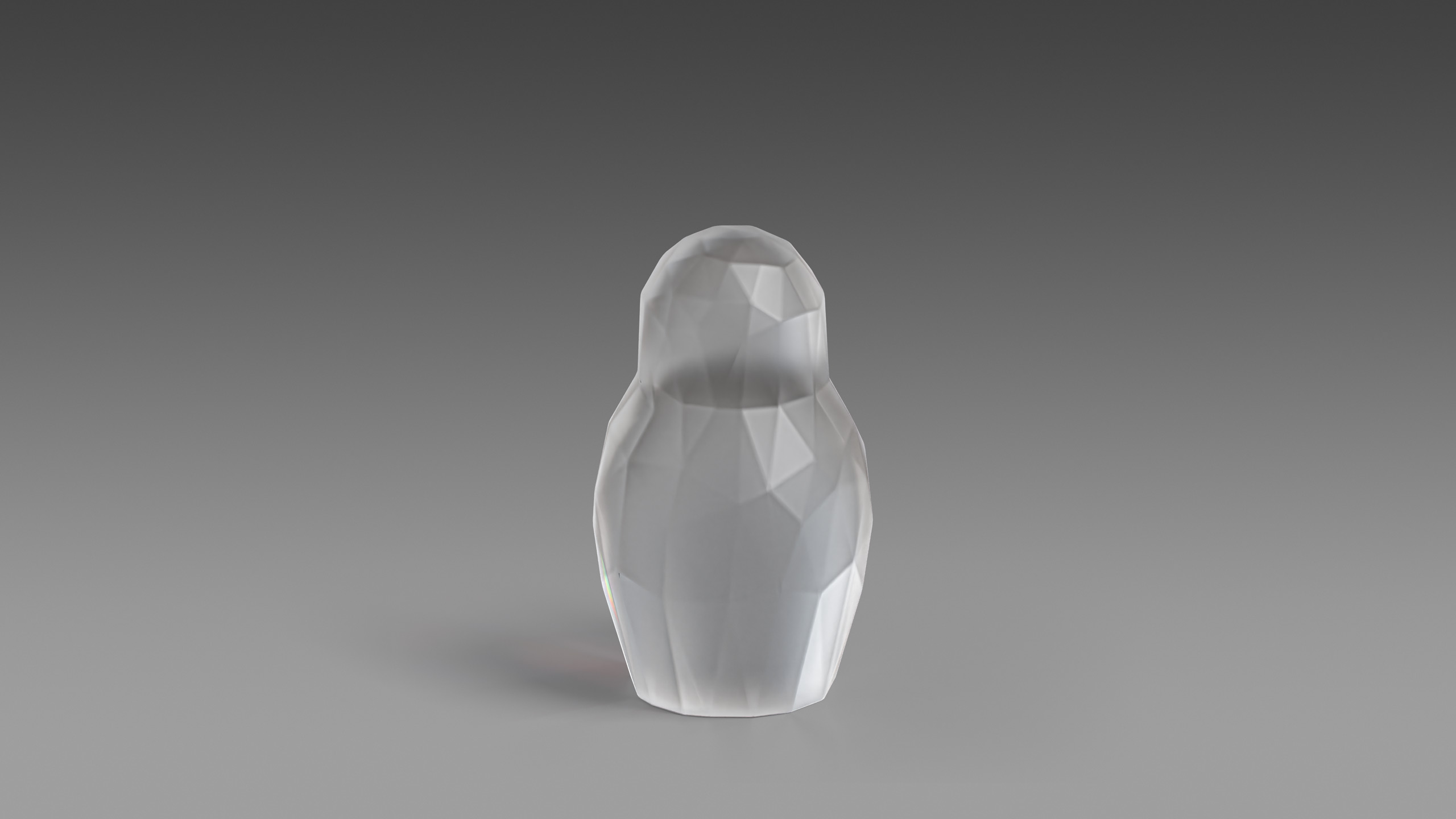 Garden Sculptures & Statues MATRЁSHKA SATIN CRYSTAL (WHITE)