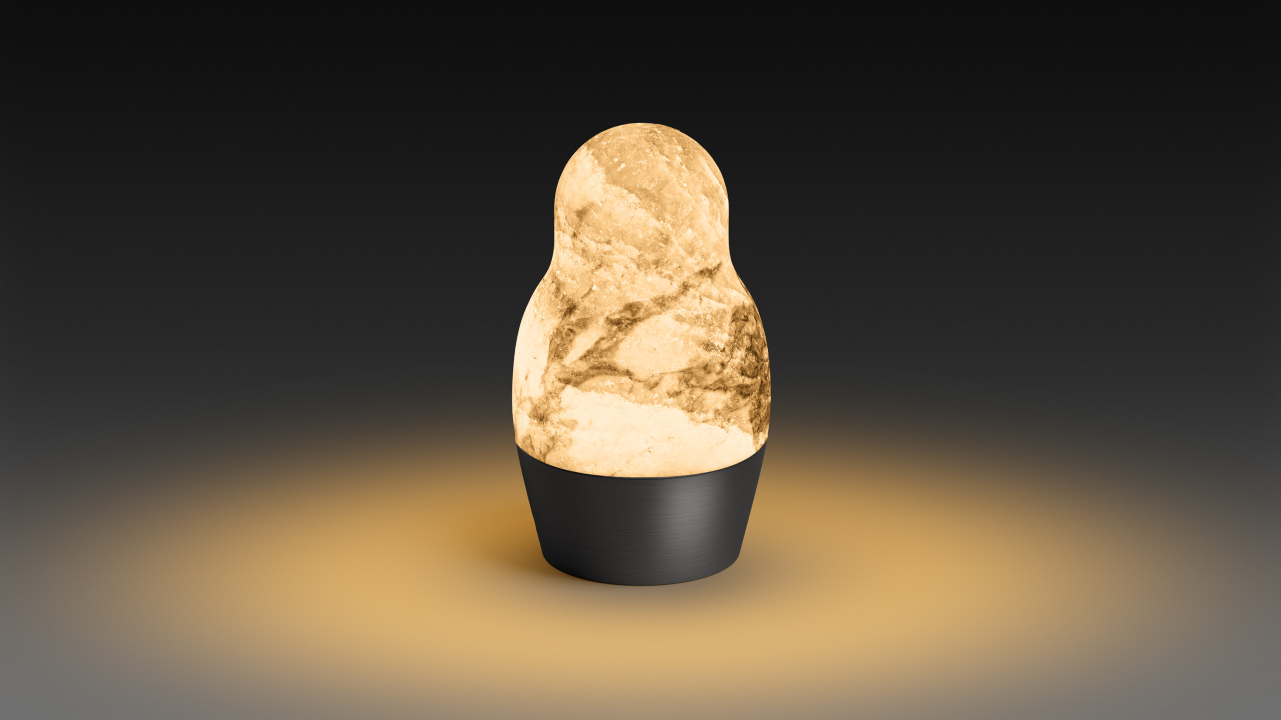 Lamp MATRЁSHKA LAMP MARBLE
