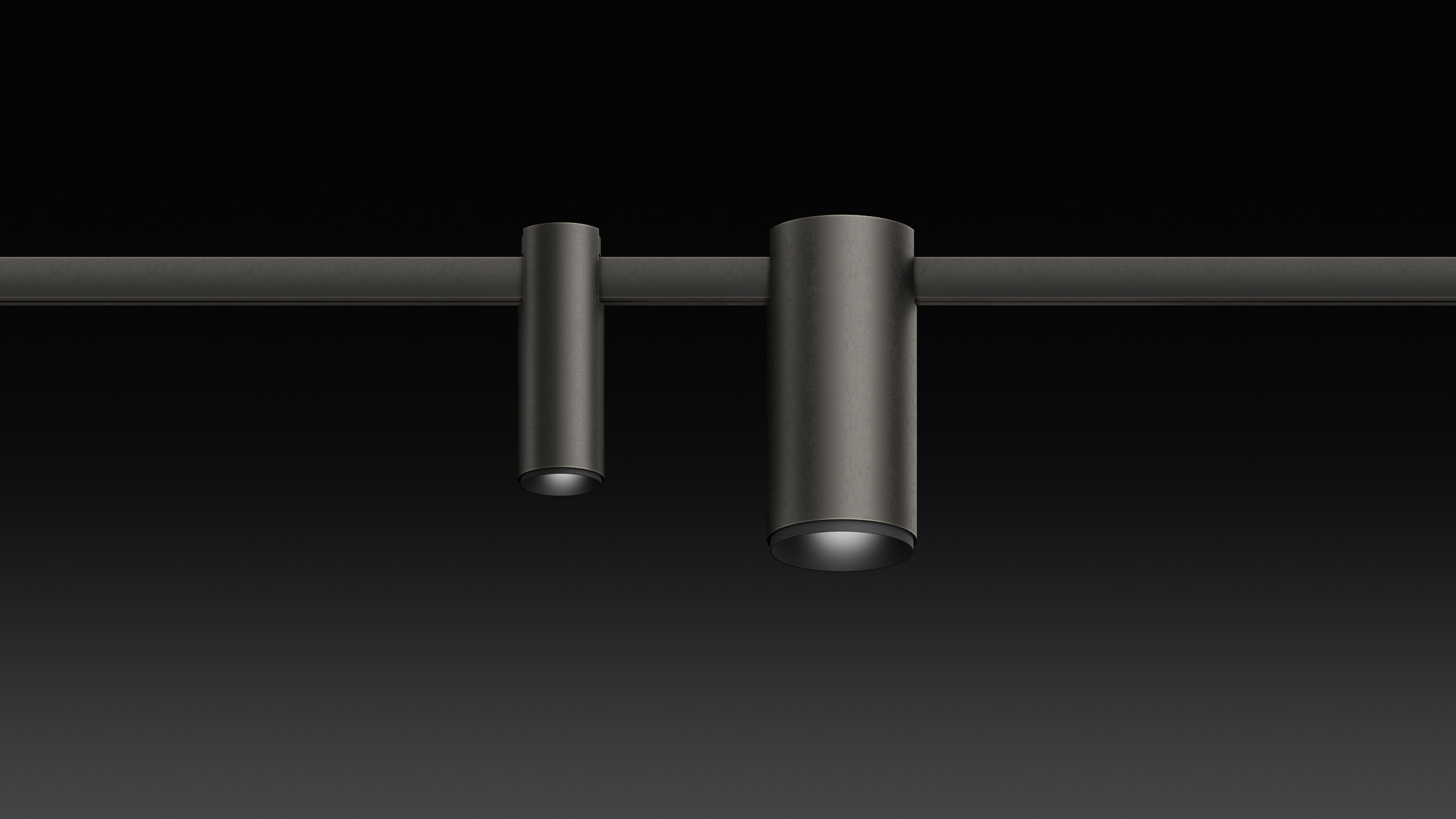 Track Lights AUROOM DARK BRASS