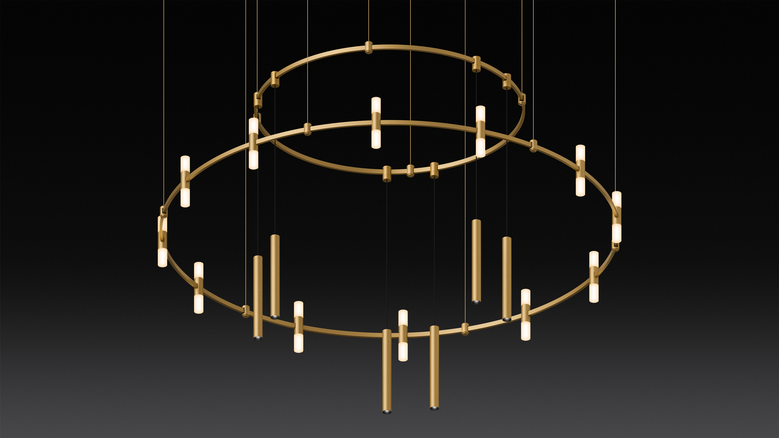 Lights AUROOM ROUND 880 LOCUS PDNT / 1500 TUBE DUO