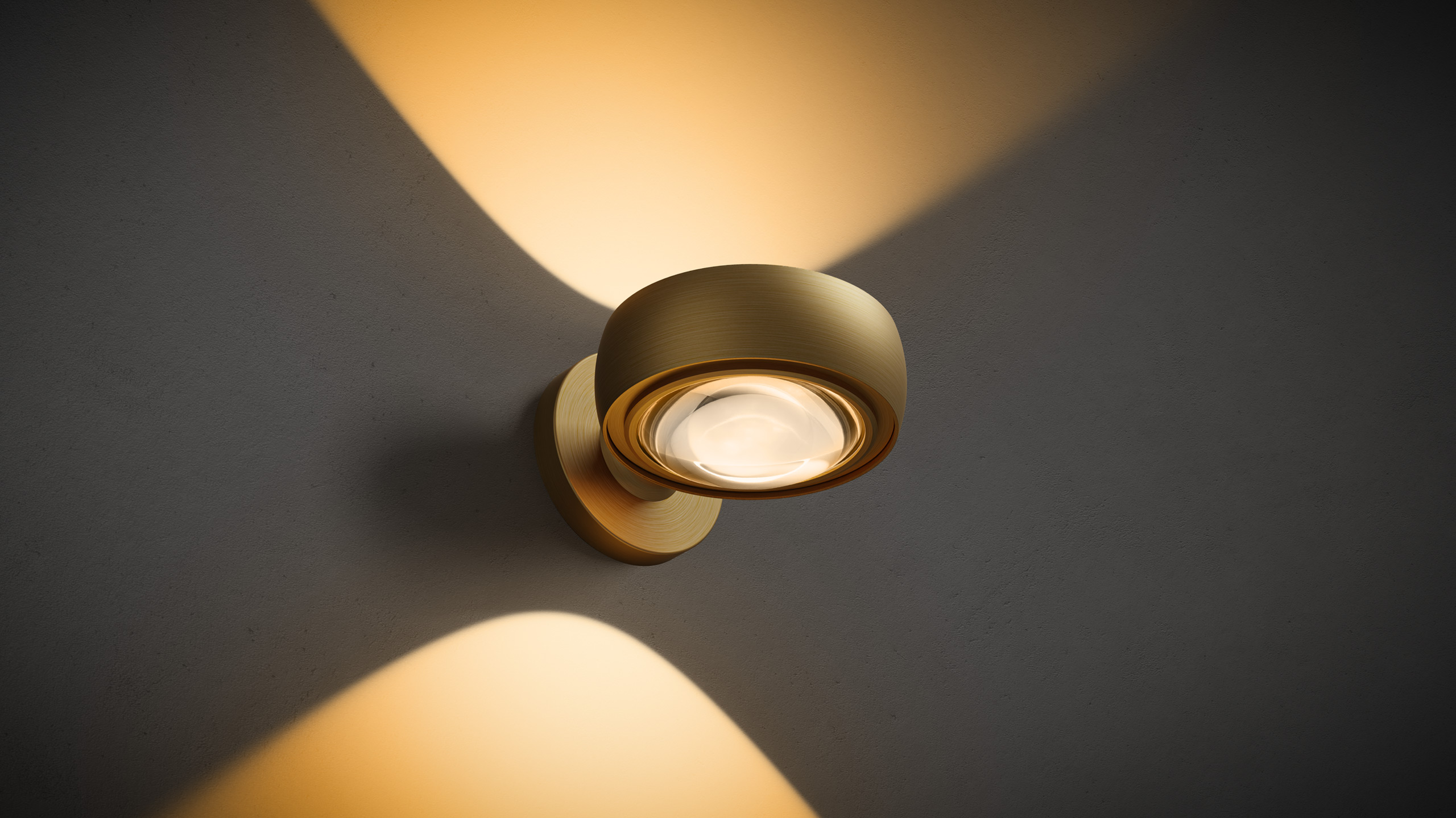  WALL LOOP SHADE 8W (SATIN GOLD)