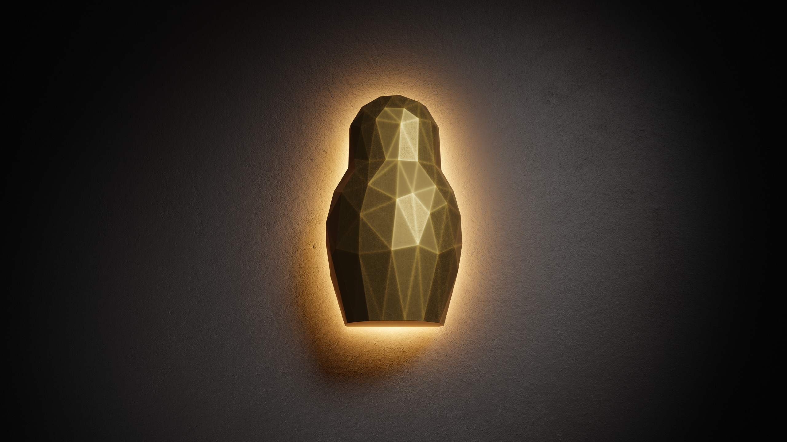 Lights WALL MATRЁSHKA BRASS (280)