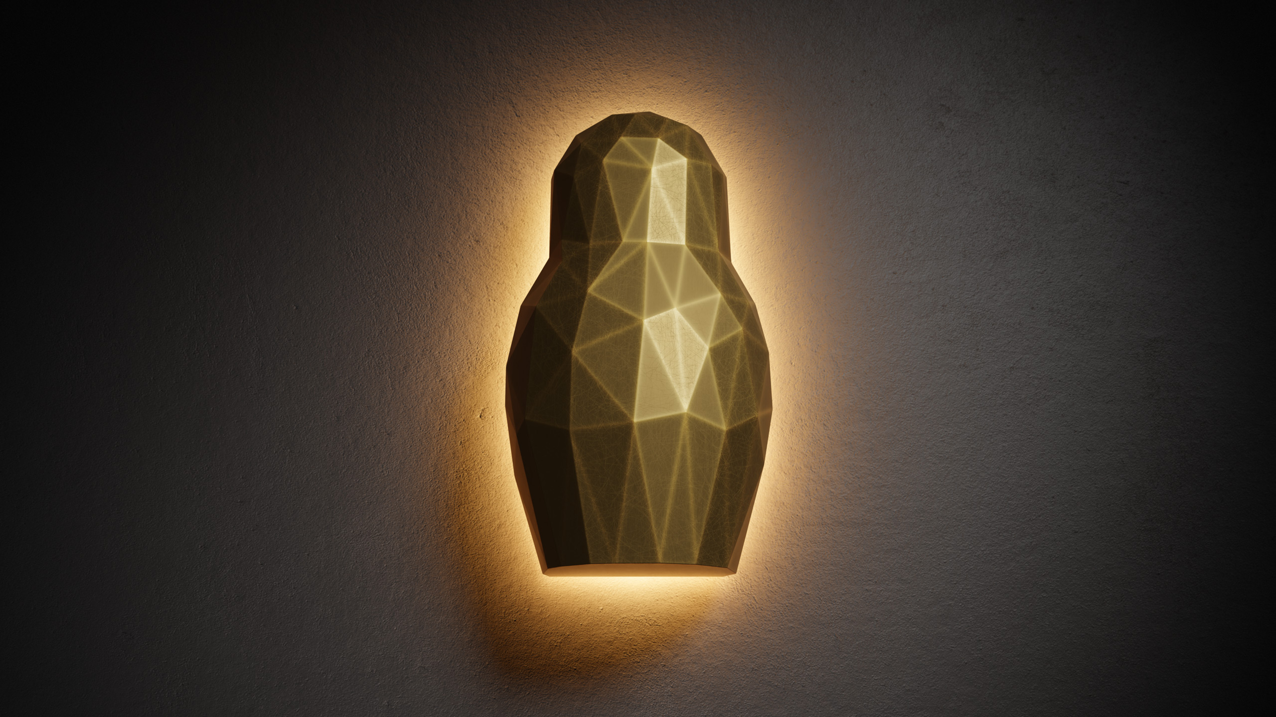 Lights WALL MATRЁSHKA BRASS (400)